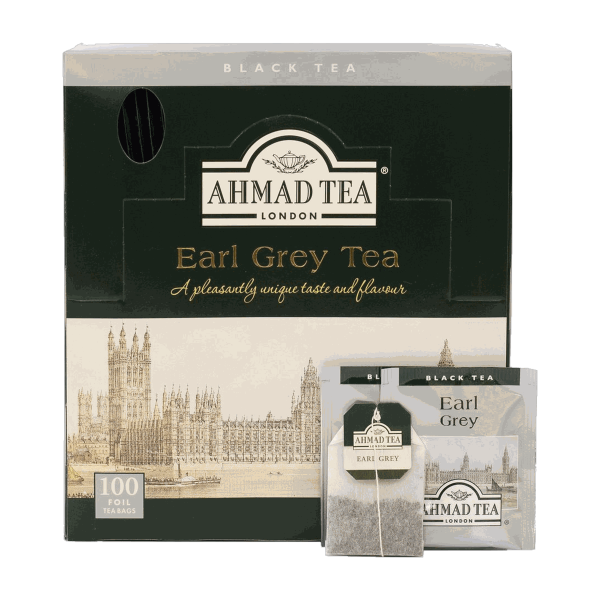 Té Earl Grey — formato 100 — Ahmad Tea