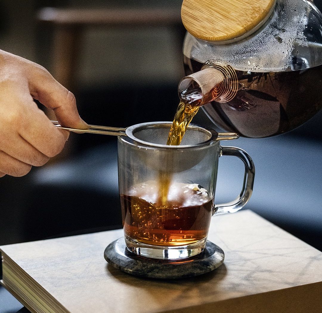 Infusión recién servida